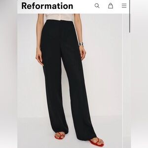 NWT REFORMATION LINEN PANTS SIZE